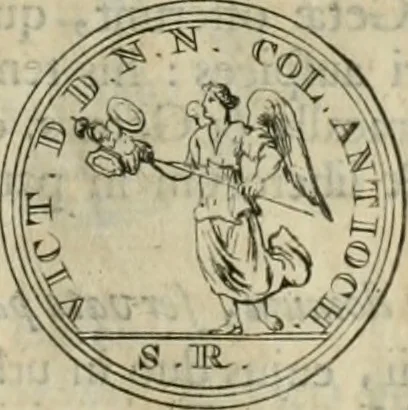 An illustration from Numismata ærea imperatorum, augustarum, et cæsarum, in coloniis, municilpiis, et urbibus jure latio donatis, ex omni modulo percussa, 1695, leaf 322