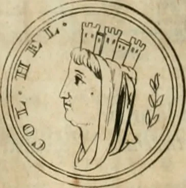 An illustration from Numismata ærea imperatorum, augustarum, et cæsarum, in coloniis, municilpiis, et urbibus jure latio donatis, ex omni modulo percussa, 1695, leaf 325