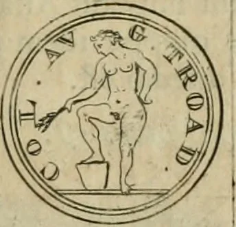 An illustration from Numismata ærea imperatorum, augustarum, et cæsarum, in coloniis, municilpiis, et urbibus jure latio donatis, ex omni modulo percussa, 1695, leaf 328