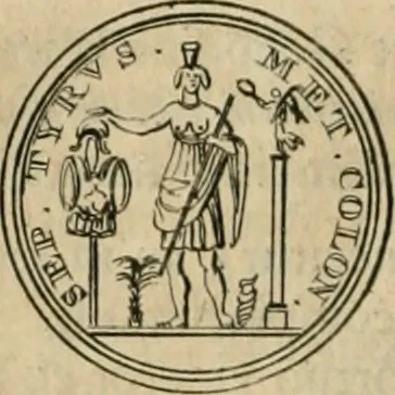 An illustration from Numismata ærea imperatorum, augustarum, et cæsarum, in coloniis, municilpiis, et urbibus jure latio donatis, ex omni modulo percussa, 1695, leaf 329