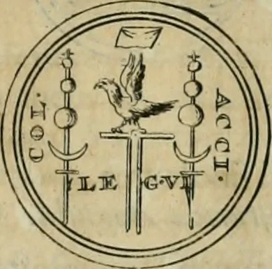 An illustration from Numismata ærea imperatorum, augustarum, et cæsarum, in coloniis, municilpiis, et urbibus jure latio donatis, ex omni modulo percussa, 1695, leaf 34