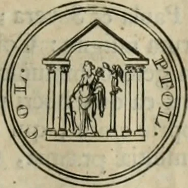 An illustration from Numismata ærea imperatorum, augustarum, et cæsarum, in coloniis, municilpiis, et urbibus jure latio donatis, ex omni modulo percussa, 1695, leaf 368