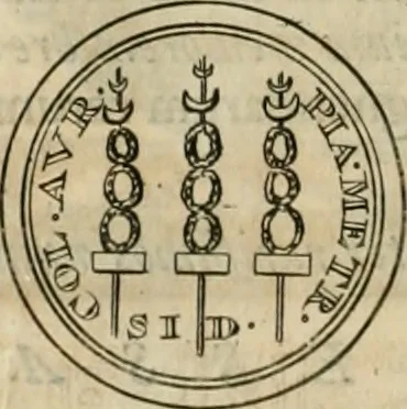 An illustration from Numismata ærea imperatorum, augustarum, et cæsarum, in coloniis, municilpiis, et urbibus jure latio donatis, ex omni modulo percussa, 1695, leaf 379