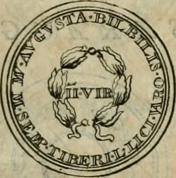 An illustration from Numismata ærea imperatorum, augustarum, et cæsarum, in coloniis, municilpiis, et urbibus jure latio donatis, ex omni modulo percussa, 1695, leaf 38