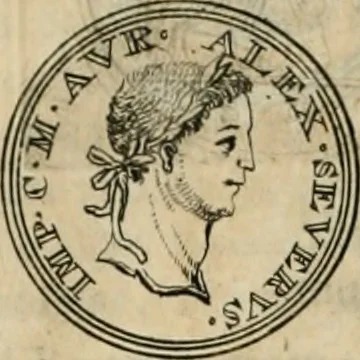 An illustration from Numismata ærea imperatorum, augustarum, et cæsarum, in coloniis, municilpiis, et urbibus jure latio donatis, ex omni modulo percussa, 1695, leaf 381