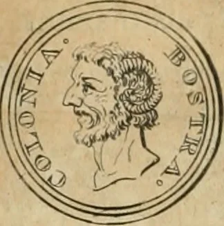 An illustration from Numismata ærea imperatorum, augustarum, et cæsarum, in coloniis, municilpiis, et urbibus jure latio donatis, ex omni modulo percussa, 1695, leaf 383