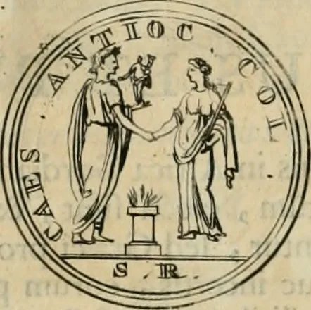An illustration from Numismata ærea imperatorum, augustarum, et cæsarum, in coloniis, municilpiis, et urbibus jure latio donatis, ex omni modulo percussa, 1695, leaf 407