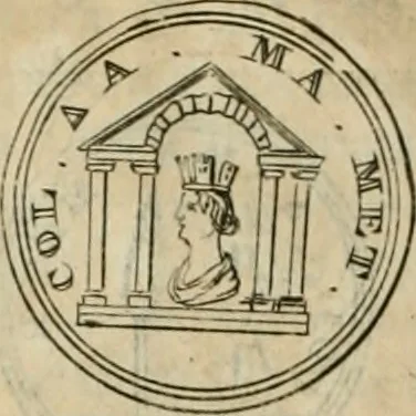 An illustration from Numismata ærea imperatorum, augustarum, et cæsarum, in coloniis, municilpiis, et urbibus jure latio donatis, ex omni modulo percussa, 1695, leaf 431