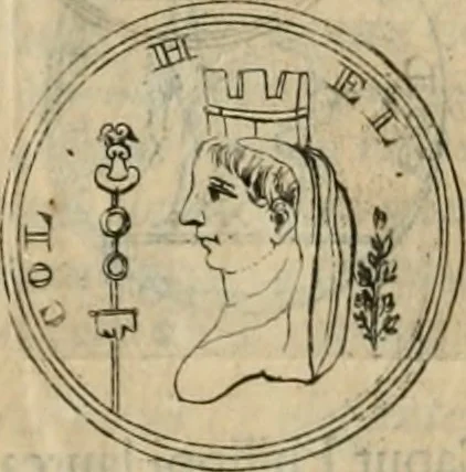 An illustration from Numismata ærea imperatorum, augustarum, et cæsarum, in coloniis, municilpiis, et urbibus jure latio donatis, ex omni modulo percussa, 1695, leaf 433