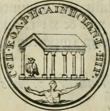 An illustration from Numismata ærea imperatorum, augustarum, et cæsarum, in coloniis, municilpiis, et urbibus jure latio donatis, ex omni modulo percussa, 1695, leaf 468