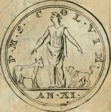 An illustration from Numismata ærea imperatorum, augustarum, et cæsarum, in coloniis, municilpiis, et urbibus jure latio donatis, ex omni modulo percussa, 1695, leaf 473