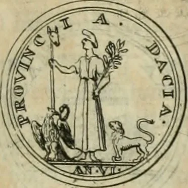 An illustration from Numismata ærea imperatorum, augustarum, et cæsarum, in coloniis, municilpiis, et urbibus jure latio donatis, ex omni modulo percussa, 1695, leaf 482