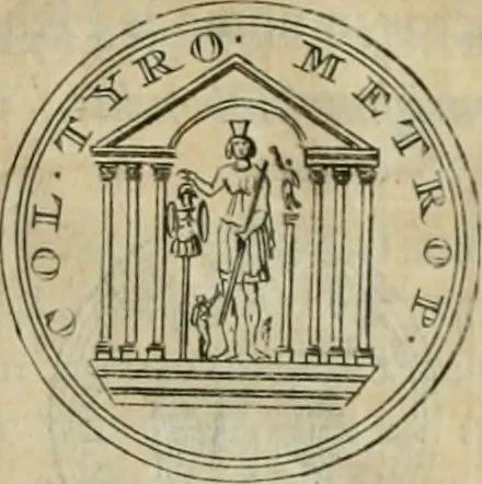 An illustration from Numismata ærea imperatorum, augustarum, et cæsarum, in coloniis, municilpiis, et urbibus jure latio donatis, ex omni modulo percussa, 1695, leaf 486