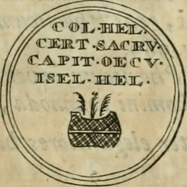 An illustration from Numismata ærea imperatorum, augustarum, et cæsarum, in coloniis, municilpiis, et urbibus jure latio donatis, ex omni modulo percussa, 1695, leaf 500