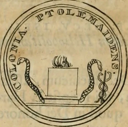 An illustration from Numismata ærea imperatorum, augustarum, et cæsarum, in coloniis, municilpiis, et urbibus jure latio donatis, ex omni modulo percussa, 1695, leaf 501