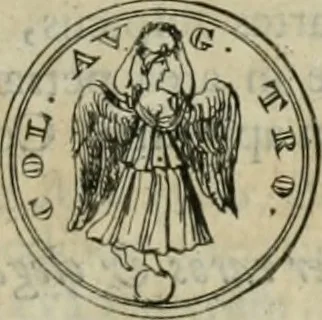 An illustration from Numismata ærea imperatorum, augustarum, et cæsarum, in coloniis, municilpiis, et urbibus jure latio donatis, ex omni modulo percussa, 1695, leaf 502