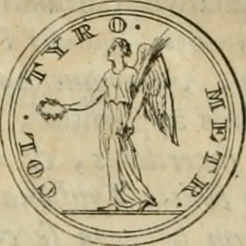 An illustration from Numismata ærea imperatorum, augustarum, et cæsarum, in coloniis, municilpiis, et urbibus jure latio donatis, ex omni modulo percussa, 1695, leaf 505