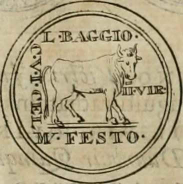 An illustration from Numismata ærea imperatorum, augustarum, et cæsarum, in coloniis, municilpiis, et urbibus jure latio donatis, ex omni modulo percussa, 1695, leaf 53