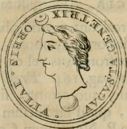 An illustration from Numismata ærea imperatorum, augustarum, et cæsarum, in coloniis, municilpiis, et urbibus jure latio donatis, ex omni modulo percussa, 1695, leaf 67