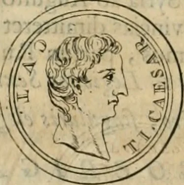 An illustration from Numismata ærea imperatorum, augustarum, et cæsarum, in coloniis, municilpiis, et urbibus jure latio donatis, ex omni modulo percussa, 1695, leaf 69