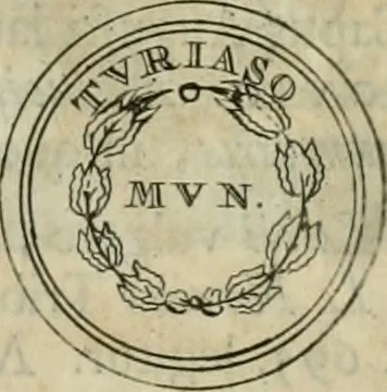 An illustration from Numismata ærea imperatorum, augustarum, et cæsarum, in coloniis, municilpiis, et urbibus jure latio donatis, ex omni modulo percussa, 1695, leaf 72