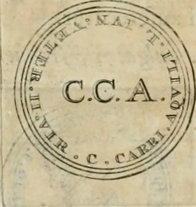An illustration from Numismata ærea imperatorum, augustarum, et cæsarum, in coloniis, municilpiis, et urbibus jure latio donatis, ex omni modulo percussa, 1695, leaf 93