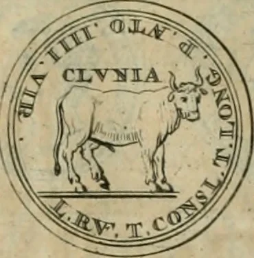 An illustration from Numismata ærea imperatorum, augustarum, et cæsarum, in coloniis, municilpiis, et urbibus jure latio donatis, ex omni modulo percussa, 1695, leaf 98