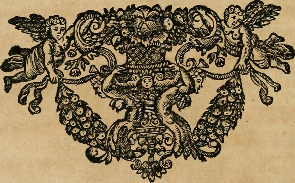 An illustration from Numismata summorum pontificum Templi Vaticani fabricam indicantia, chronologica ejusdem fabricae narratione ac multiplici eruditione explicata. Atque uberiori numismatum omnium pontificiorum lucubrationi veluti prodromus praemissa, 1700, leaf 17