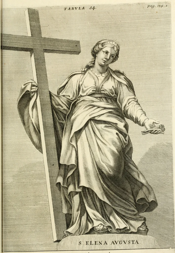 An illustration from Numismata summorum pontificum Templi Vaticani fabricam indicantia, chronologica ejusdem fabricae narratione ac multiplici eruditione explicata. Atque uberiori numismatum omnium pontificiorum lucubrationi veluti prodromus praemissa, 1700, leaf 262