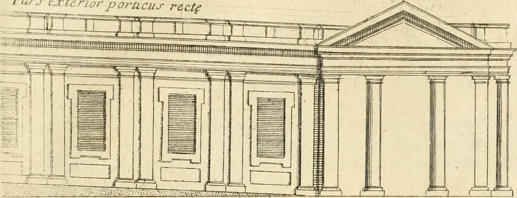 An illustration from Numismata summorum pontificum Templi Vaticani fabricam indicantia, chronologica ejusdem fabricae narratione ac multiplici eruditione explicata. Atque uberiori numismatum omnium pontificiorum lucubrationi veluti prodromus praemissa, 1700, leaf 328