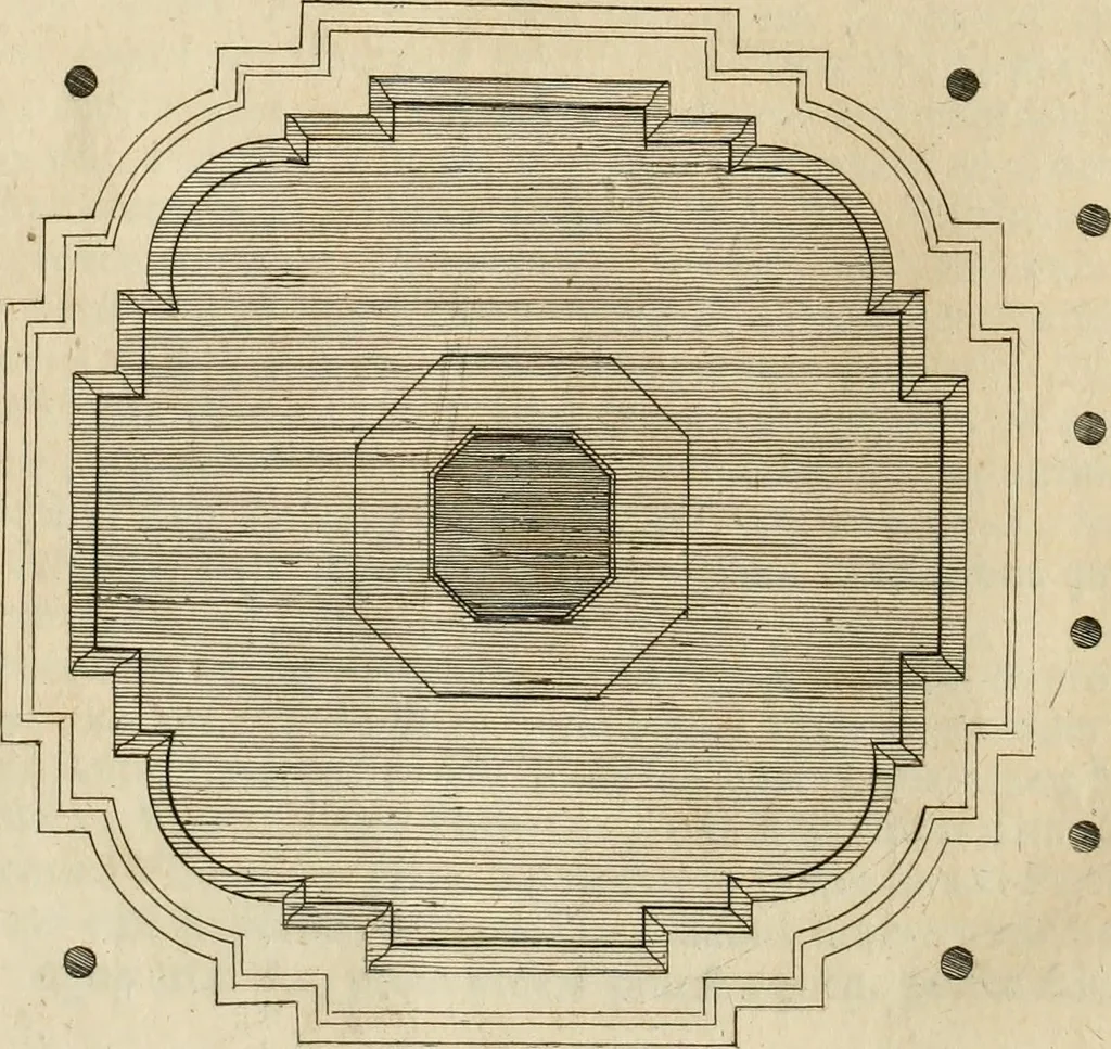 An illustration from Numismata summorum pontificum Templi Vaticani fabricam indicantia, chronologica ejusdem fabricae narratione ac multiplici eruditione explicata. Atque uberiori numismatum omnium pontificiorum lucubrationi veluti prodromus praemissa, 1700, leaf 333
