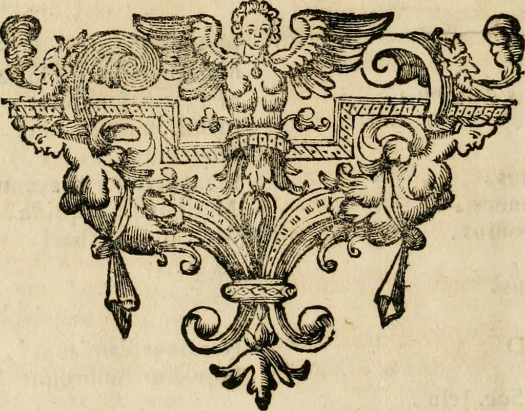 An illustration from Numismata summorum pontificum Templi Vaticani fabricam indicantia, chronologica ejusdem fabricae narratione ac multiplici eruditione explicata. Atque uberiori numismatum omnium pontificiorum lucubrationi veluti prodromus praemissa, 1700, leaf 411
