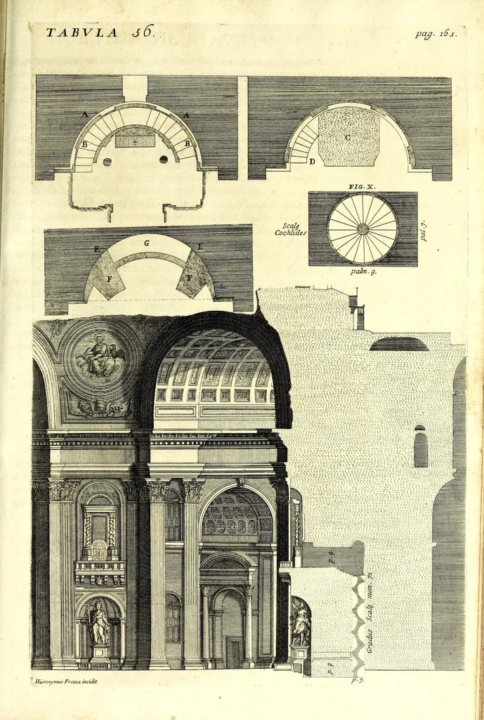 An illustration from Numismata summorum pontificum Templi Vaticani fabricam indicantia, 1696, leaf 299