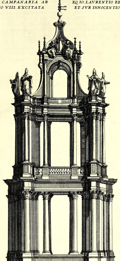 An illustration from Numismata summorum pontificum Templi Vaticani fabricam indicantia, 1696, leaf 339