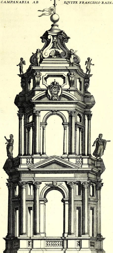 An illustration from Numismata summorum pontificum Templi Vaticani fabricam indicantia, 1696, leaf 343