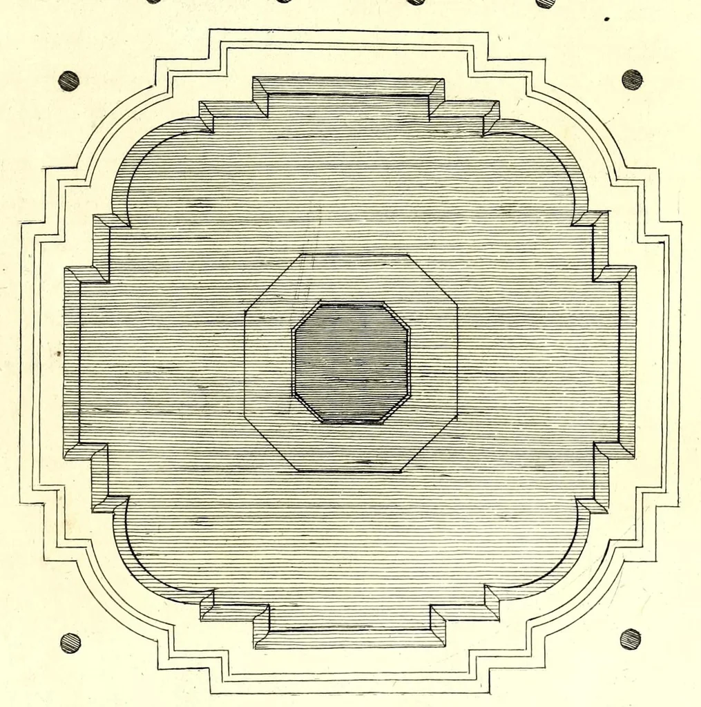 An illustration from Numismata summorum pontificum Templi Vaticani fabricam indicantia, 1696, leaf 369
