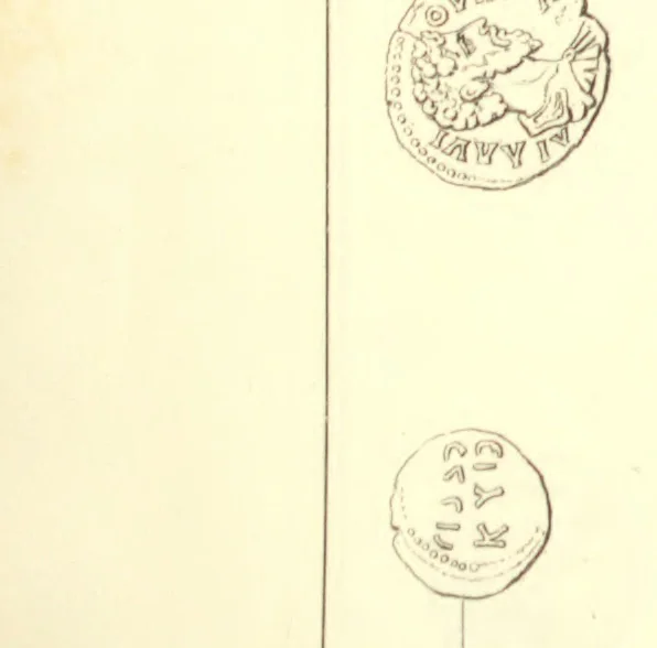 An illustration from Numismatique de l'Arménie, 1859, leaf 132