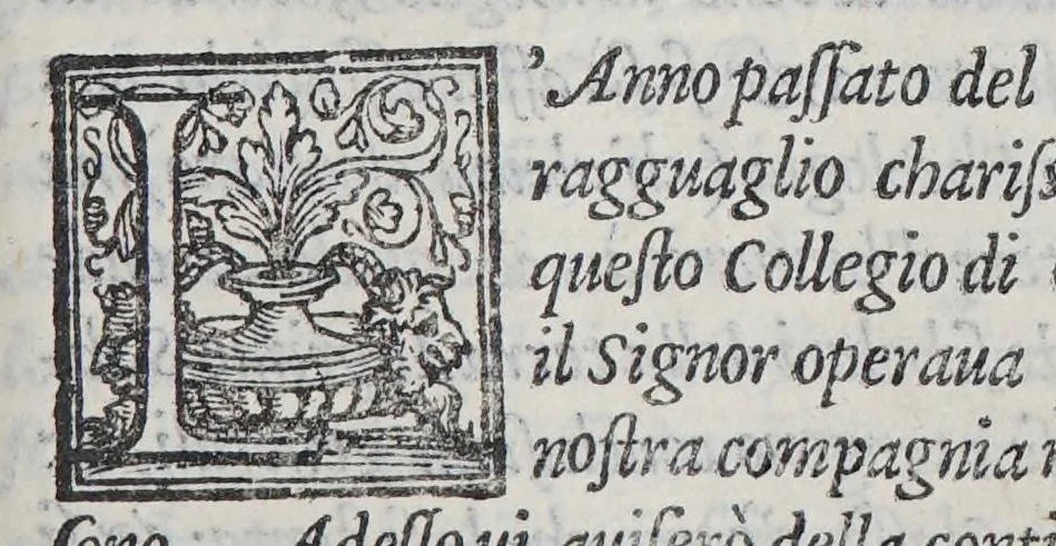 An illustration from Nuoui auisi dell'Indie di Portogallo, riceuuti dalli reuerendi padri della Compagnia di Giesu,, 1559, leaf 41