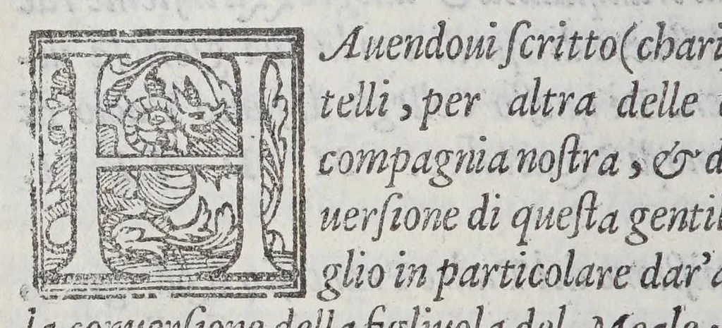 An illustration from Nuoui auisi dell'Indie di Portogallo, riceuuti dalli reuerendi padri della Compagnia di Giesu,, 1559, leaf 72
