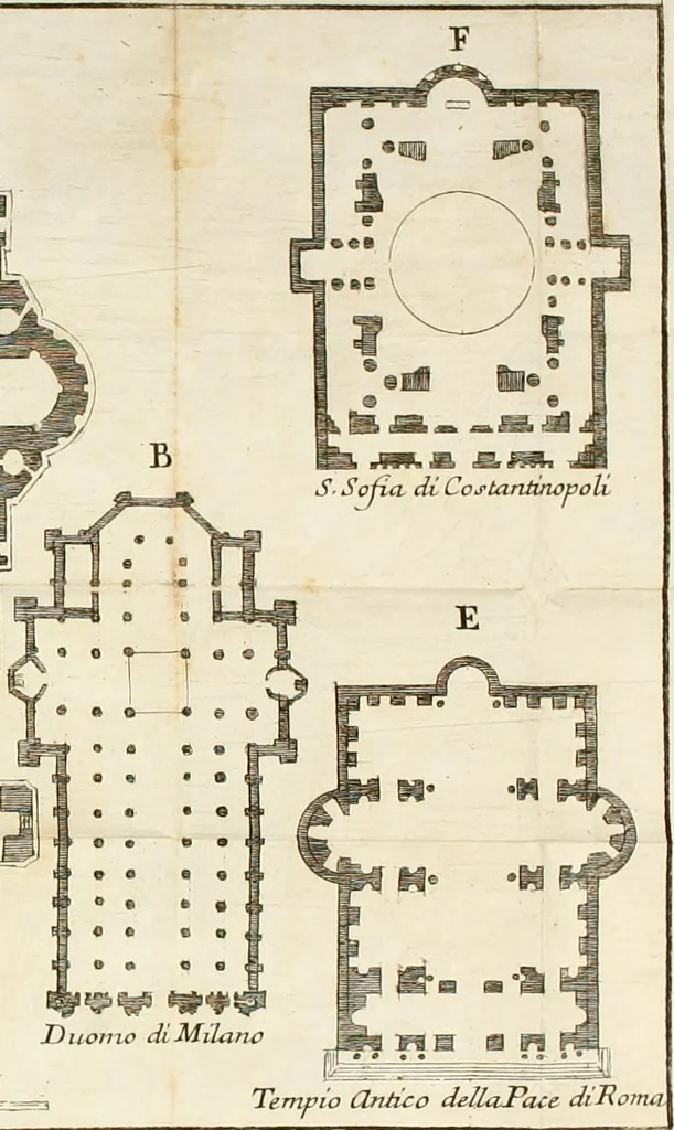 An illustration from Nuova descrizione del Vaticano, o sia, della sacrosanta basilica di S. Pietro, 1762, leaf 493