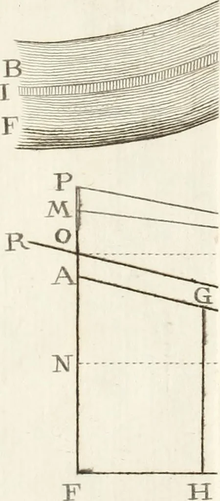 An illustration from Nuova raccolta d'autori, che trattano del moto dell'acque, 1766, leaf 612