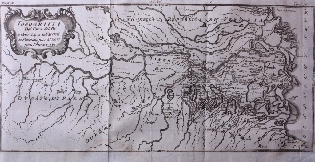 An illustration from Nuova raccolta d'autori, che trattano del moto dell'acque, 1766, leaf 299