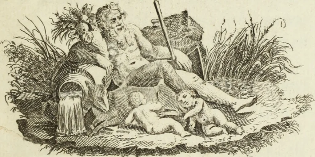 An illustration from Nuova raccolta d'autori, che trattano del moto dell'acque, 1766, leaf 4