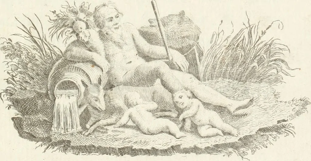 An illustration from Nuova raccolta d'autori, che trattano del moto dell'acque, 1766, leaf 4