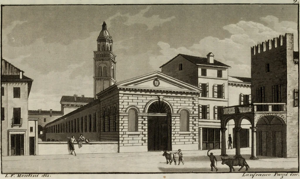 An illustration from Nuovo prospetto di Mantova : arricchita delle principali vedute e della pianta di detta città .., 1834, leaf 104