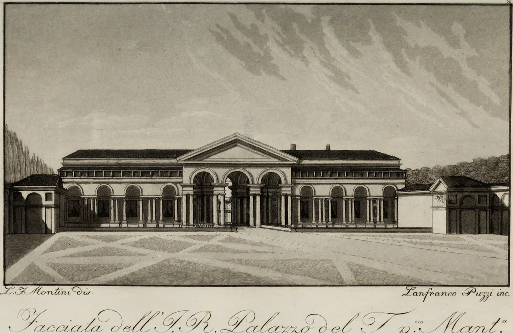 An illustration from Nuovo prospetto di Mantova : arricchita delle principali vedute e della pianta di detta città .., 1834, leaf 121