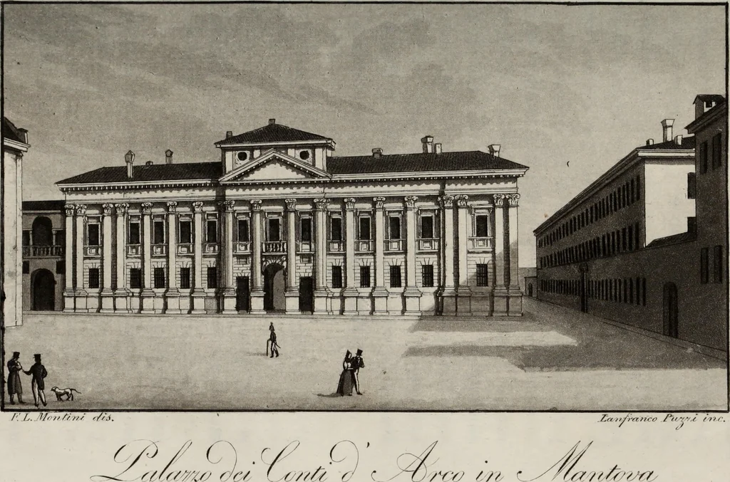 An illustration from Nuovo prospetto di Mantova : arricchita delle principali vedute e della pianta di detta città .., 1834, leaf 141