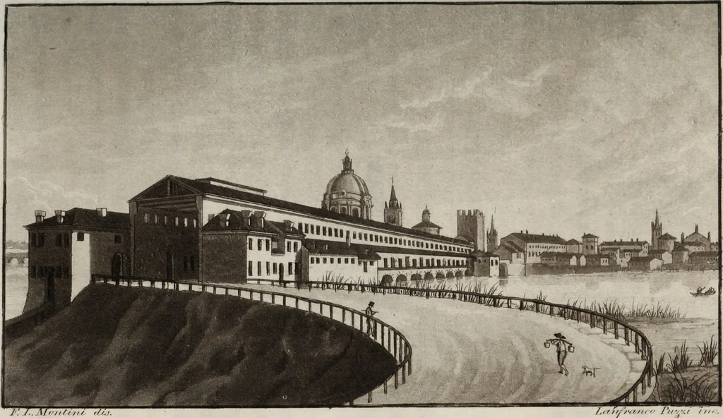 An illustration from Nuovo prospetto di Mantova : arricchita delle principali vedute e della pianta di detta città .., 1834, leaf 151