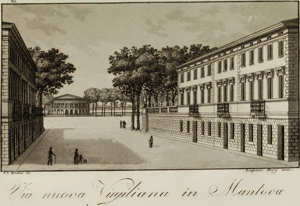 An illustration from Nuovo prospetto di Mantova : arricchita delle principali vedute e della pianta di detta città .., 1834, leaf 16