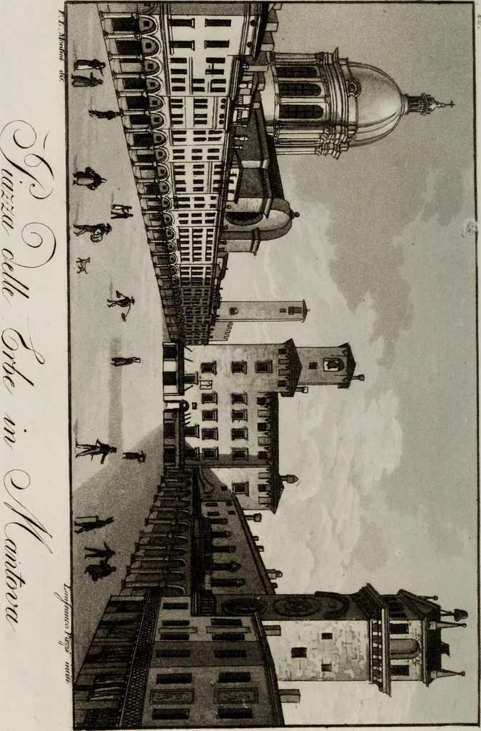An illustration from Nuovo prospetto di Mantova : arricchita delle principali vedute e della pianta di detta città .., 1834, leaf 171